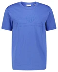 Gant T-Shirt Herren Regular Shield blau
