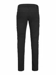 Jack & Jones Regular-fit Jeans Glenn (1-tlg) Schwarz/Dunkelgrau/Khaki