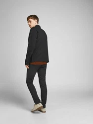 Jack & Jones Regular-fit Jeans Glenn (1-tlg) Schwarz/Dunkelgrau/Khaki