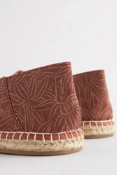 Next Espadrilles aus Jeansstoff (1-tlg) Braun/Rot/Orange
