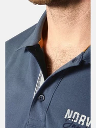 Jan Vanderstorm Poloshirt JAKOV Blau/Hellblau/Lila