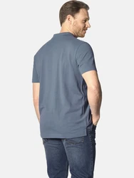 Jan Vanderstorm Poloshirt JAKOV Blau/Hellblau/Lila