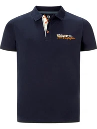 Poloshirt JAKOV mit Kontrast-Knopfleiste