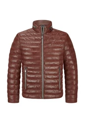 Milestone Jacke MSCortino Braun/Rot