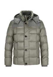 Steppjacke MSTimber mit Logo Badge