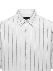 ONLY & SONS Kurzarmhemd Hemd mit Hemdkragen 7710 Weiß (7710)