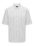 ONLY & SONS Kurzarmhemd Hemd mit Hemdkragen 7710 Weiß (7710)