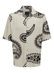 Only & Sons Hemd 'ONSAustin' mit Resort-Kragen (7729) Beige (7729)
