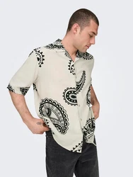 Only & Sons Hemd 'ONSAustin' mit Resort-Kragen (7729) Beige (7729)