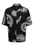 Only & Sons Hemd 'ONSAustin' mit Resort-Kragen (7729) schwarz/weiß