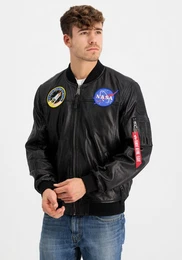 Bomberjacke Men - Bomber Jackets MA-1 LW NASA Leather