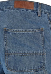 URBAN CLASSICS Herren Double Knee Jeans Blau/Hellblau