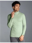 Trigema Rollkragenshirt Hellgrün/Grün