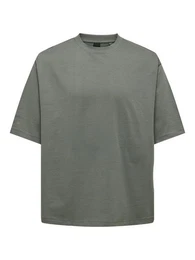 T-Shirt - T-Shirt kurzarm - Basic Shirt - ONSMILLENIUM OVZ SS TEE NOOS