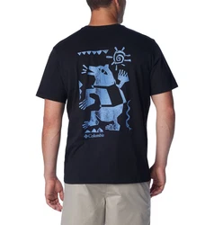 Columbia T-Shirt Herren EXPLORERS CANYON BACK Dunkelblau/Blau/Hellblau