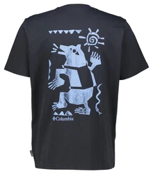 Columbia T-Shirt Herren EXPLORERS CANYON BACK Dunkelblau/Blau/Hellblau