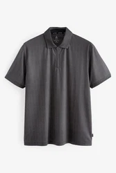 Next Poloshirt Golf Polo-Shirt mit Print Dunkelgrau/Grau/Hellgrau