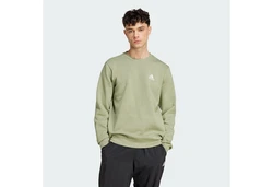 adidas Sportswear Longtop ESSENTIALS FLEECE SWEATSHIRT Khaki/Dunkelgrün/Grün/Hellgrün