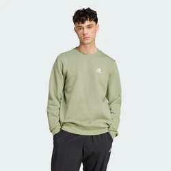 adidas Sportswear Longtop ESSENTIALS FLEECE SWEATSHIRT Khaki/Dunkelgrün/Grün/Hellgrün
