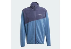 ADIDAS TERREX Funktionsfleecejacke Blau/Hellblau/Grau/Dunkelblau