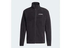 ADIDAS TERREX Funktionsfleecejacke Schwarz/Dunkelgrau/Rot/Dunkelblau
