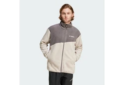 ADIDAS TERREX Funktionsfleecejacke Beige/Grau/Braun/Hellgrau/Khaki