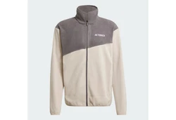 ADIDAS TERREX Funktionsfleecejacke Beige/Grau/Braun/Hellgrau/Khaki