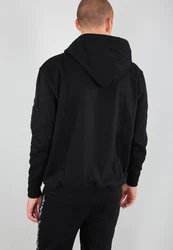 Alpha Industries Hoodie NASA RS Dunkelblau/Schwarz