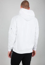 Alpha Industries Hoodie NASA RS Weiß/Dunkelblau
