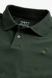 Next Poloshirt Dunkelgrün/Grün