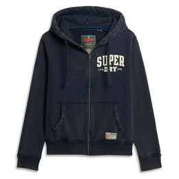 Sweatshirt Herren Sweatjacke - Vintage Athletic Zip Hoodie