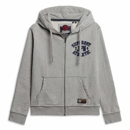 Sweatshirt Herren Sweatjacke - Vintage Athletic Zip Hoodie