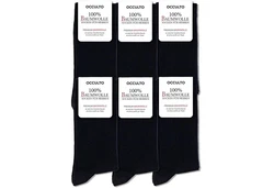 OCCULTO Businesssocken Modell Roland Schwarz/Weiß/Dunkelgrau/Dunkelblau
