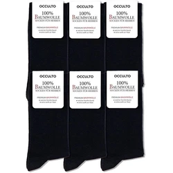 OCCULTO Businesssocken Modell Roland Schwarz/Weiß/Dunkelgrau/Dunkelblau