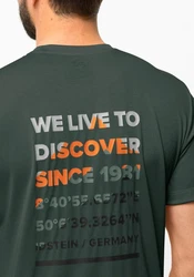 Jack Wolfskin T-Shirt HIKING S/S Grün/Dunkelgrün