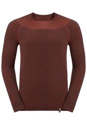 Jack Wolfskin Langarmshirt SEAMLESS WOOL L/S Braun/Dunkelrot/Bordeaux/Rot