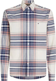 Langarmhemd XL OXFORD CHECK RF SHIRT mit groem Karomuster