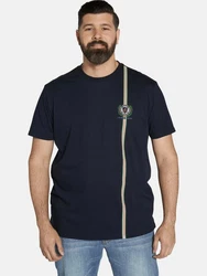 Charles Colby T-Shirt EARL SULLIVAN Dunkelblau/Grau/Blau