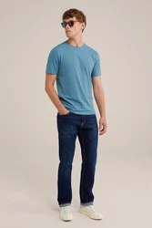 WE Fashion T-Shirt Blau/Hellblau