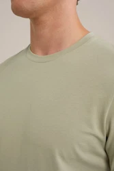 WE Fashion T-Shirt Khaki/Dunkelgrün