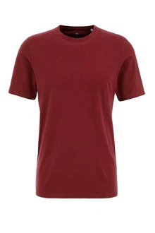 WE Fashion T-Shirt Dunkelrot/Rot/Bordeaux