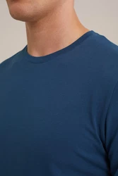 WE Fashion T-Shirt Dunkelblau/Blau