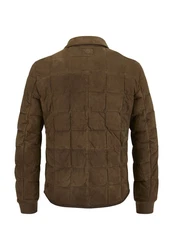Milestone Lederjacke MSAlfonso Braun/Khaki/Dunkelgrün