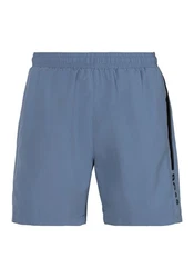 BOSS Badeshorts Dolphin mit elastischem Bund Grau/Blau/Dunkelblau