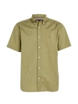 Tommy Hilfiger Kurzarmhemd FLEX POPLIN RF SHIRT S/S mit Hemdblusenkragen grn (faded olive)