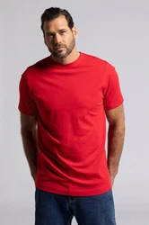 JP1880 T-Shirt Basic Rundhals Rot