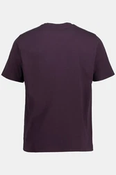 JP1880 T-Shirt Basic Rundhals Dunkelrot/Lila/Dunkelblau