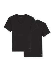 Marc O'Polo V-Shirt Essentials V-Ausschnitt Schwarz/Dunkelgrau/Grau