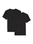 Marc O'Polo V-Shirt Essentials V-Ausschnitt Schwarz/Dunkelgrau/Grau