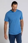 JP1880 T-Shirt Basic V-Ausschnitt Blau/Hellblau JP1880 T-Shirt Basic V-Ausschnitt Blau/Hellblau